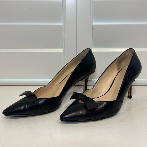 Nine West Black Heels size 8 - Picture 2 of 6